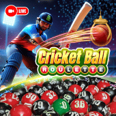 Cricket Ball Roulette table game casino live